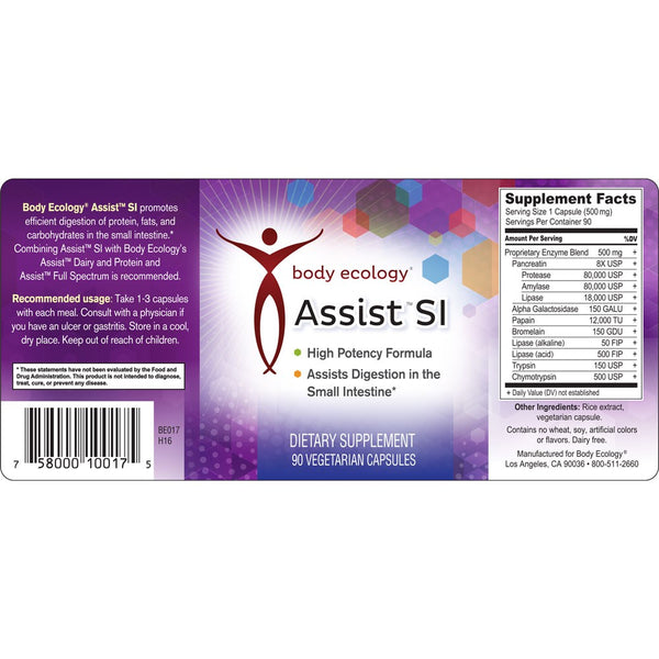 Assist Small Intestine Digestive Enzymes 90 Capsules  - Email Us For How To Order From USA