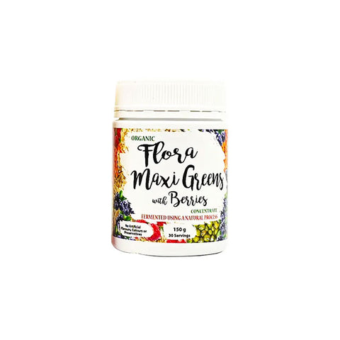 Organic Flora Maxi Greens With Berries 150g